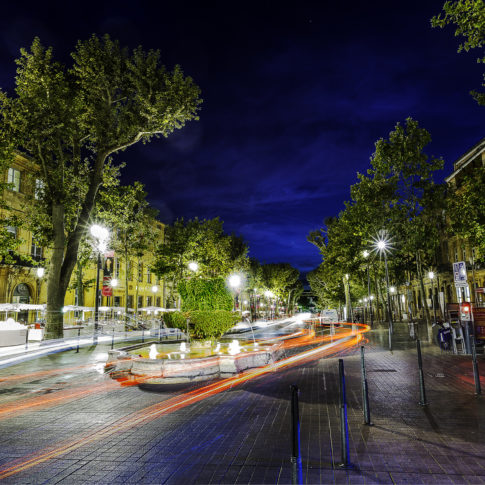 Aix, Nuit, Night, Nightscape, Ville, City, Cityscape, Pose Longue, Motion, Landscape, Paysage, Frédéric Bonnaud, FredB Art, Photo, Photographer, France